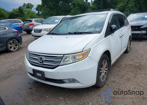 2013 Honda Odyssey Ex-L from USA, damaged, VIN 5FNRL5H62DB031164